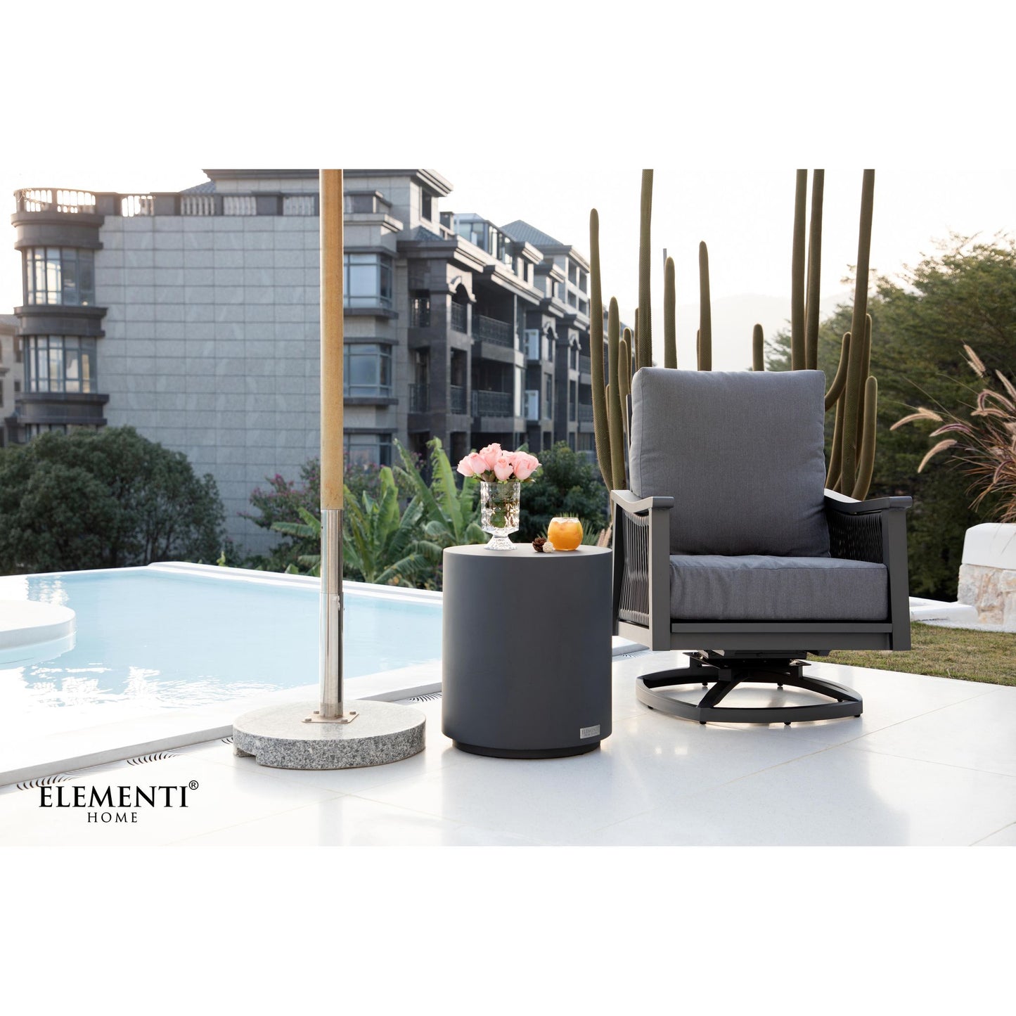 Steintisch Beistelltisch ROME für Innen und Außen Coffee Table Rome - houseofhome24