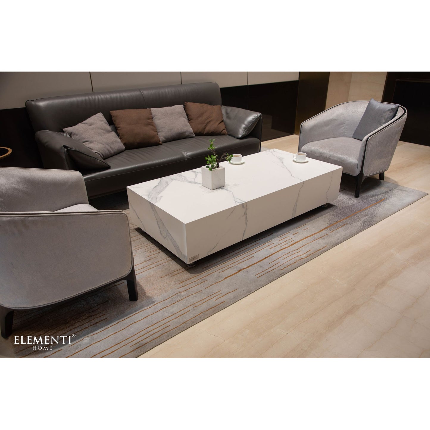 Marmortisch Couchtisch BIANCO / SOFIA Coffee Table BIANCO / SOFIA Rechteckig - houseofhome24