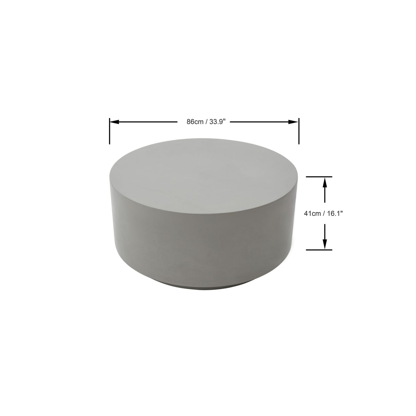Steintisch Couchtisch ROME für Innen und Außen Coffee Table ROME Mittel - houseofhome24