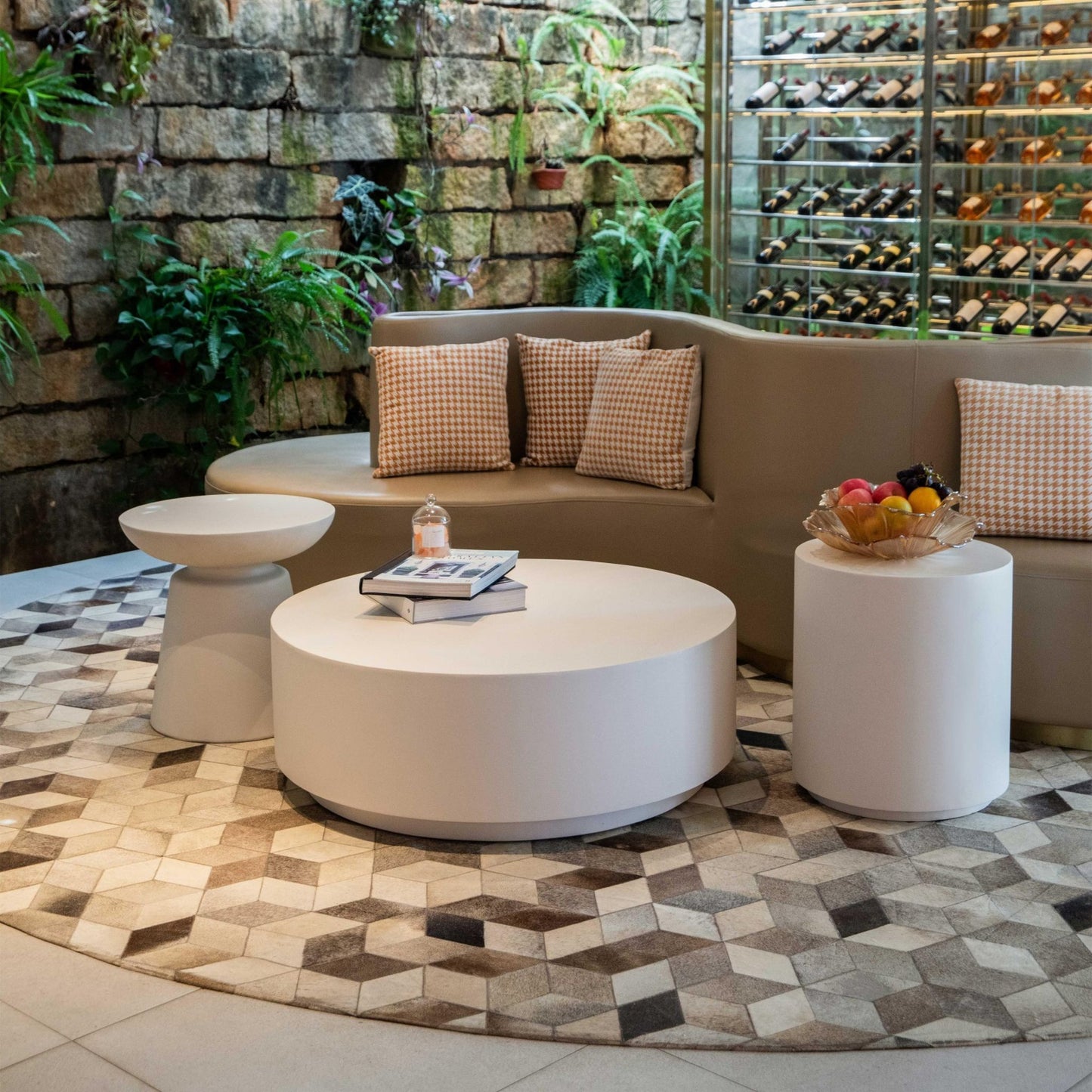Steintisch Beistelltisch ROME für Innen und Außen Coffee Table Rome - houseofhome24