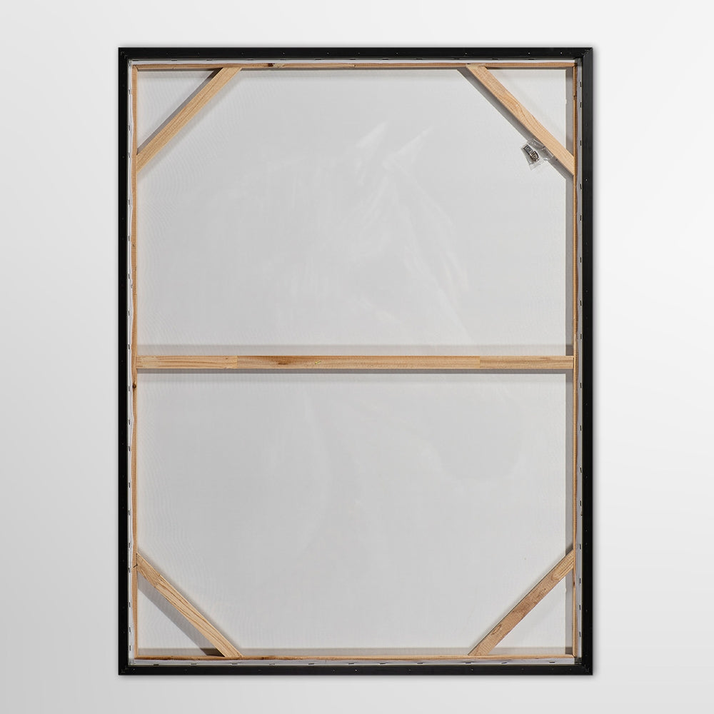 Digitaldruck-Wandbild auf Sicherheitsglas „Noble Stripes“ | Rahmenloses Wandbild - houseofhome24