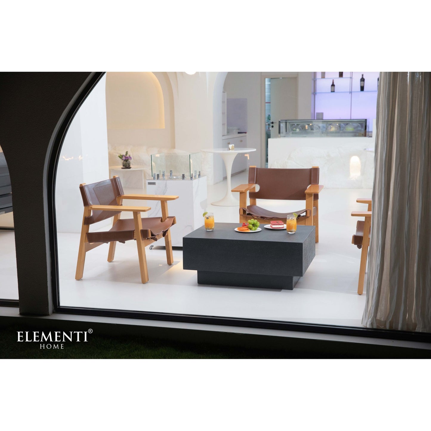 Steintisch Couchtisch Tevere für Innen und Außen Coffee Table Tevere Rechteckig Mittel - houseofhome24