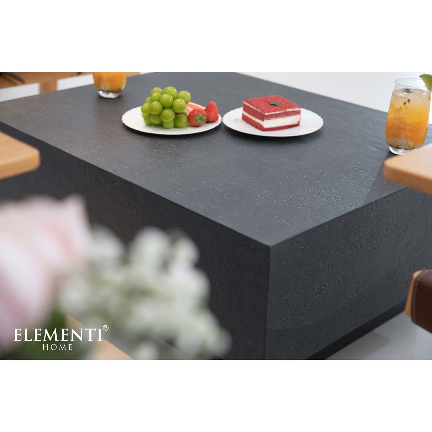 Steintisch Couchtisch Tevere für Innen und Außen Coffee Table Tevere Rechteckig Mittel - houseofhome24