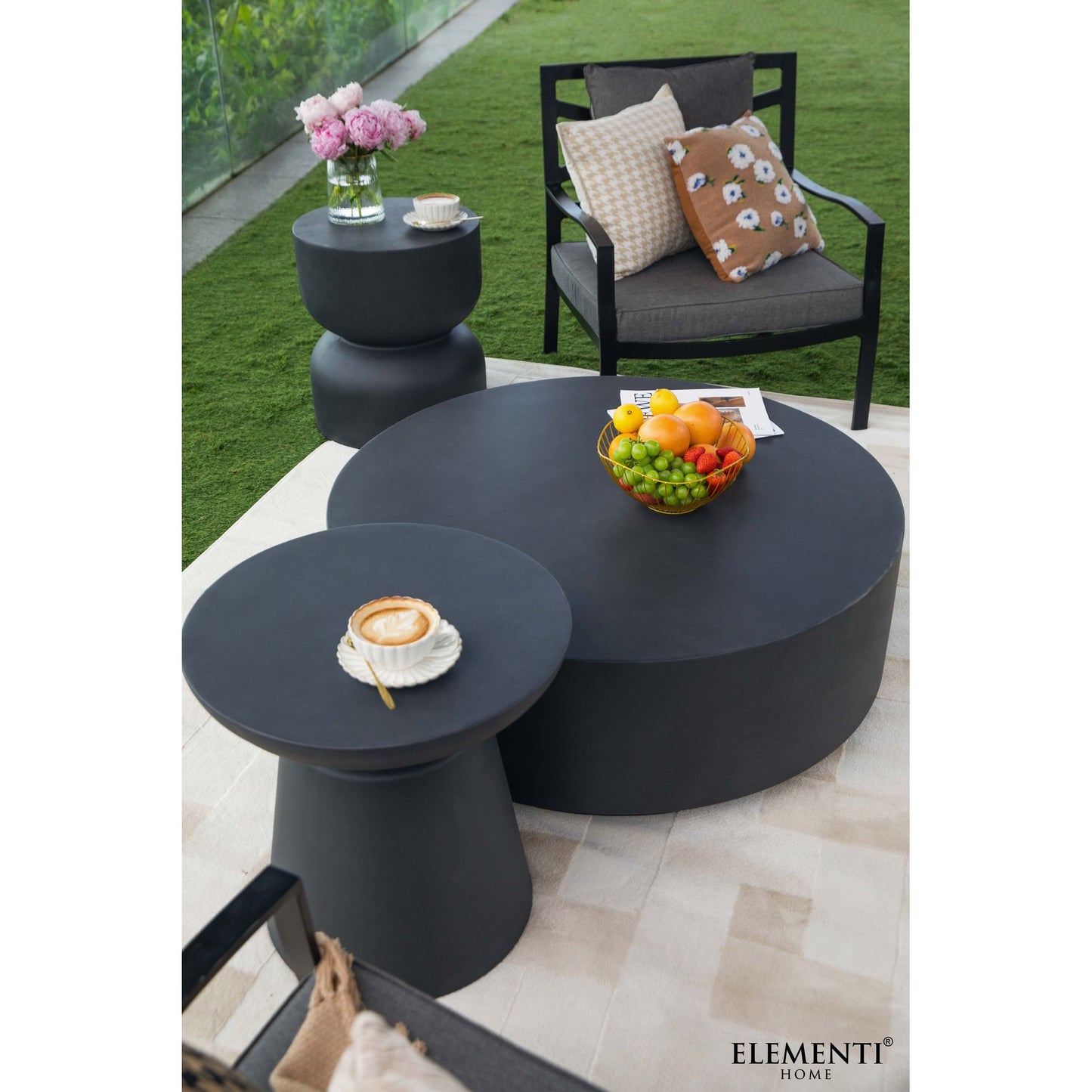 Steintisch Beistelltisch KYLIX für Innen und Außen Coffee Table KYLIX - houseofhome24
