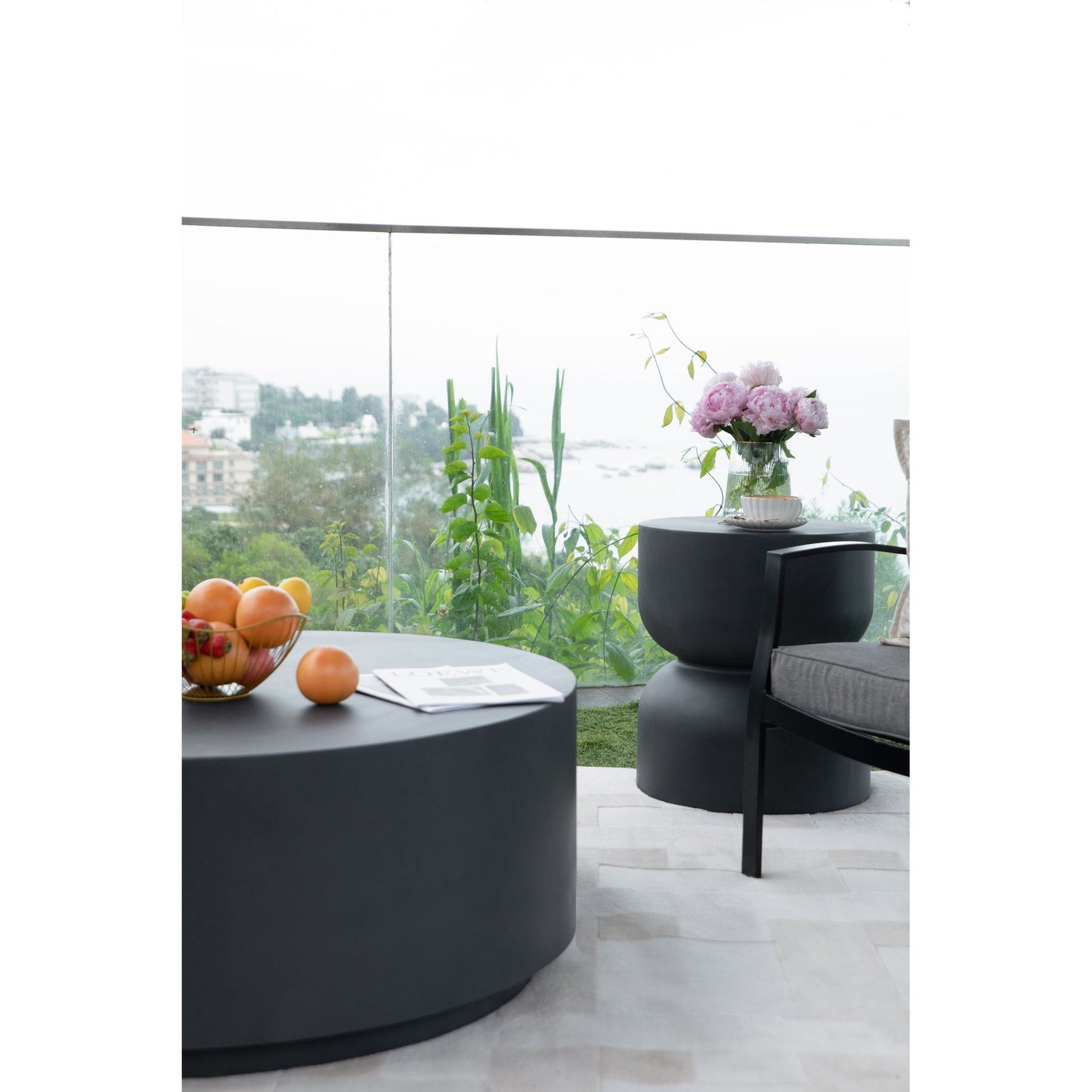 Steintisch Couchtisch ROME für Innen und Außen Coffee Table ROME Mittel - houseofhome24