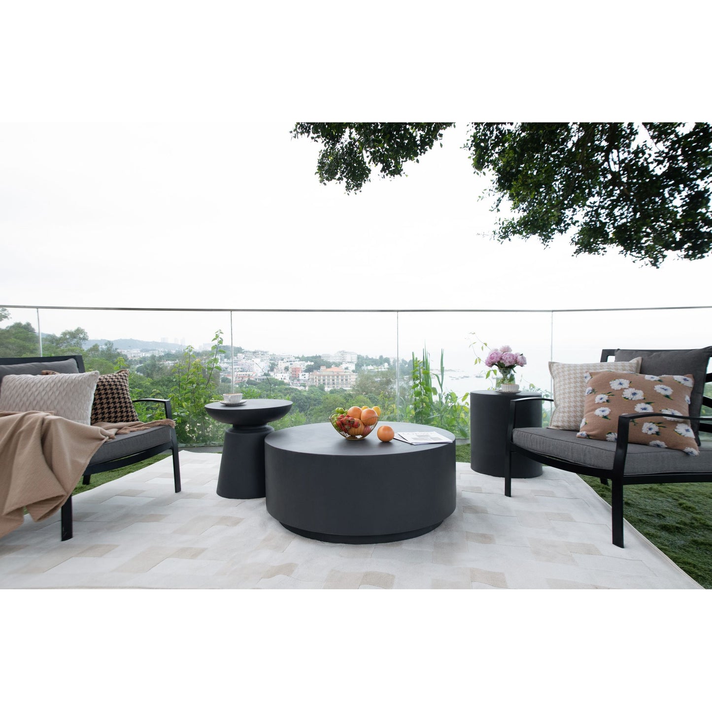 Steintisch Couchtisch ROME für Innen und Außen Coffee Table ROME Mittel - houseofhome24