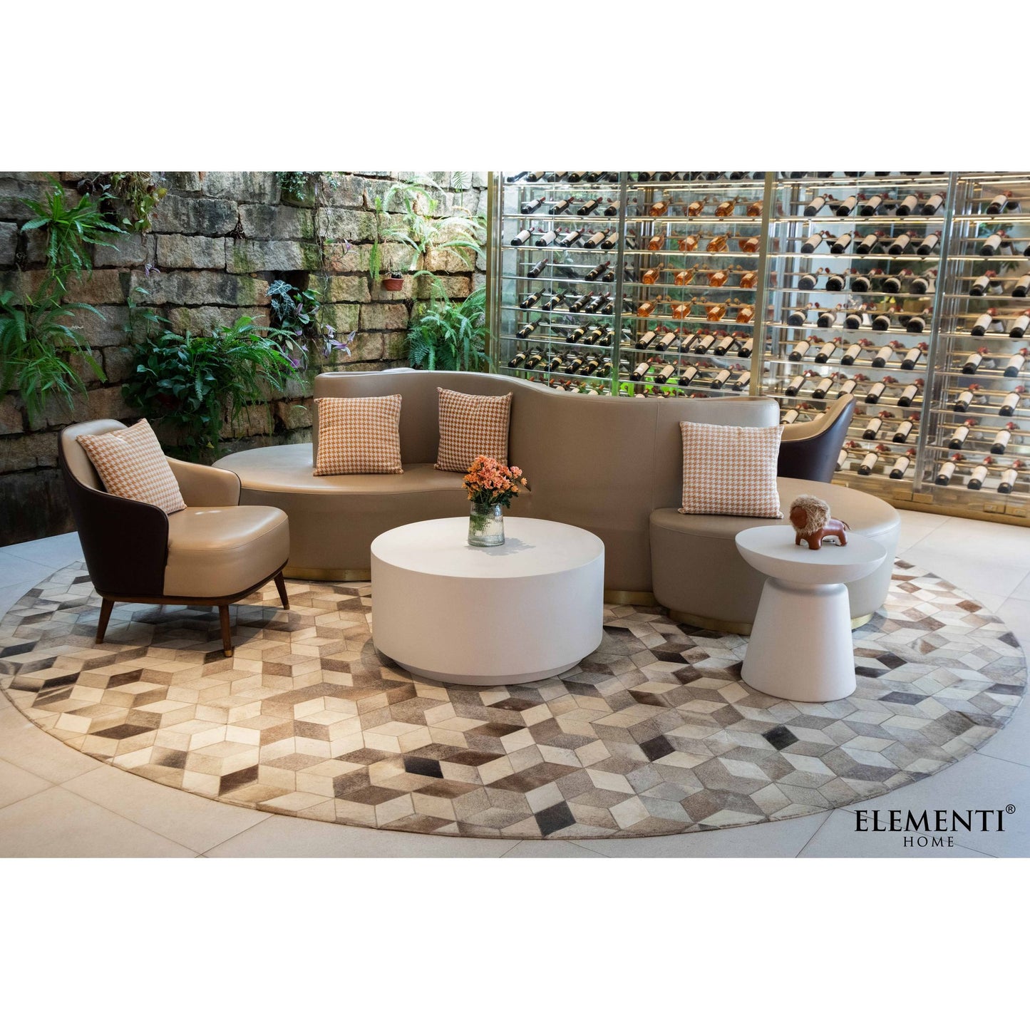 Steintisch Couchtisch ROME für Innen und Außen Coffee Table ROME Mittel - houseofhome24