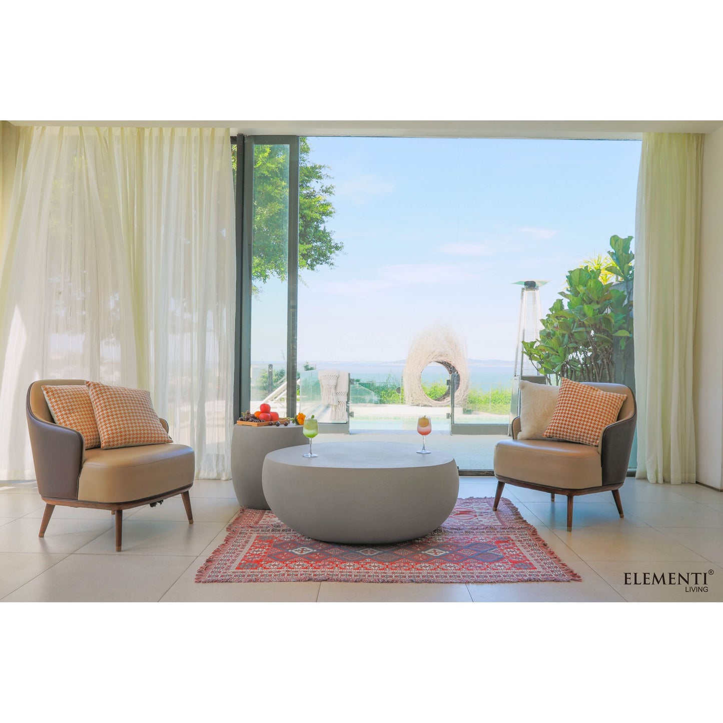 Steintisch Couchtisch IKARIA für Innen und Außen Coffee Table IKARIA - houseofhome24