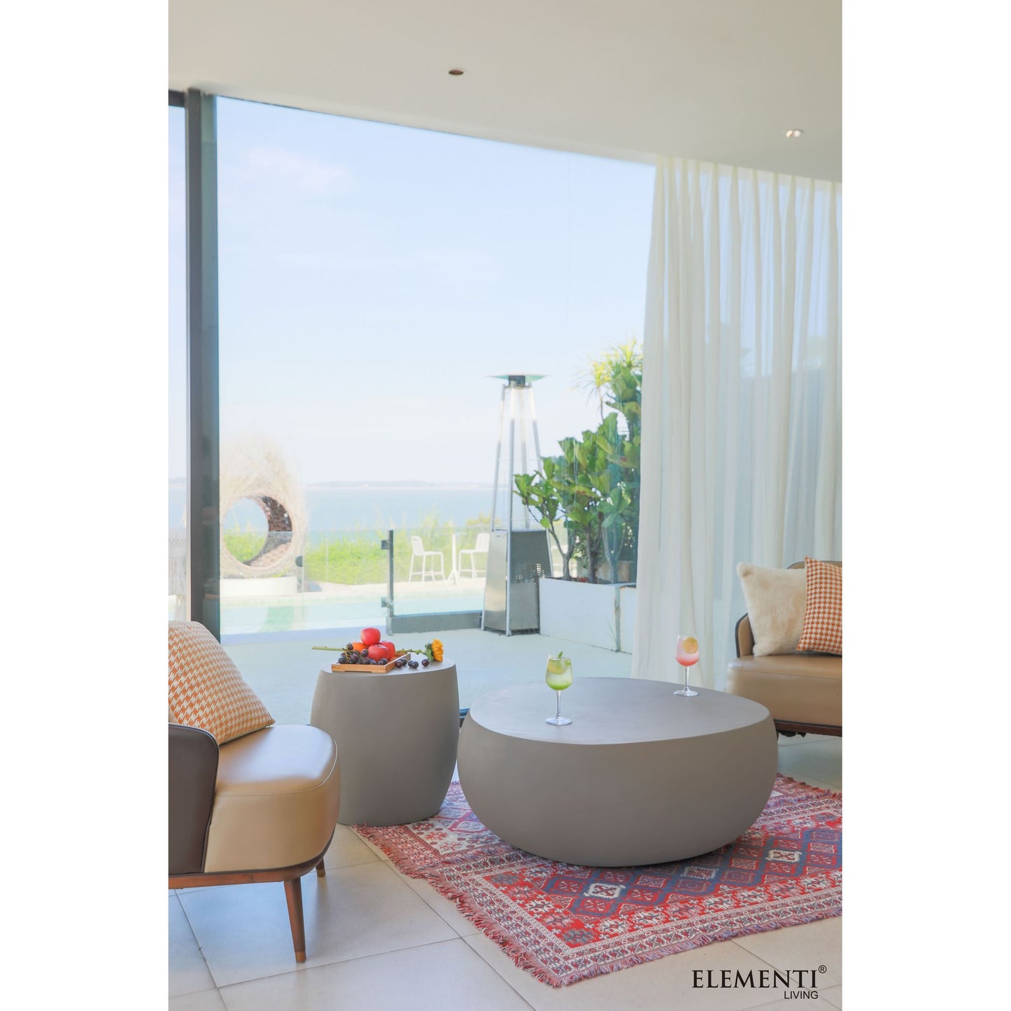 Steintisch Couchtisch IKARIA für Innen und Außen Coffee Table IKARIA - houseofhome24