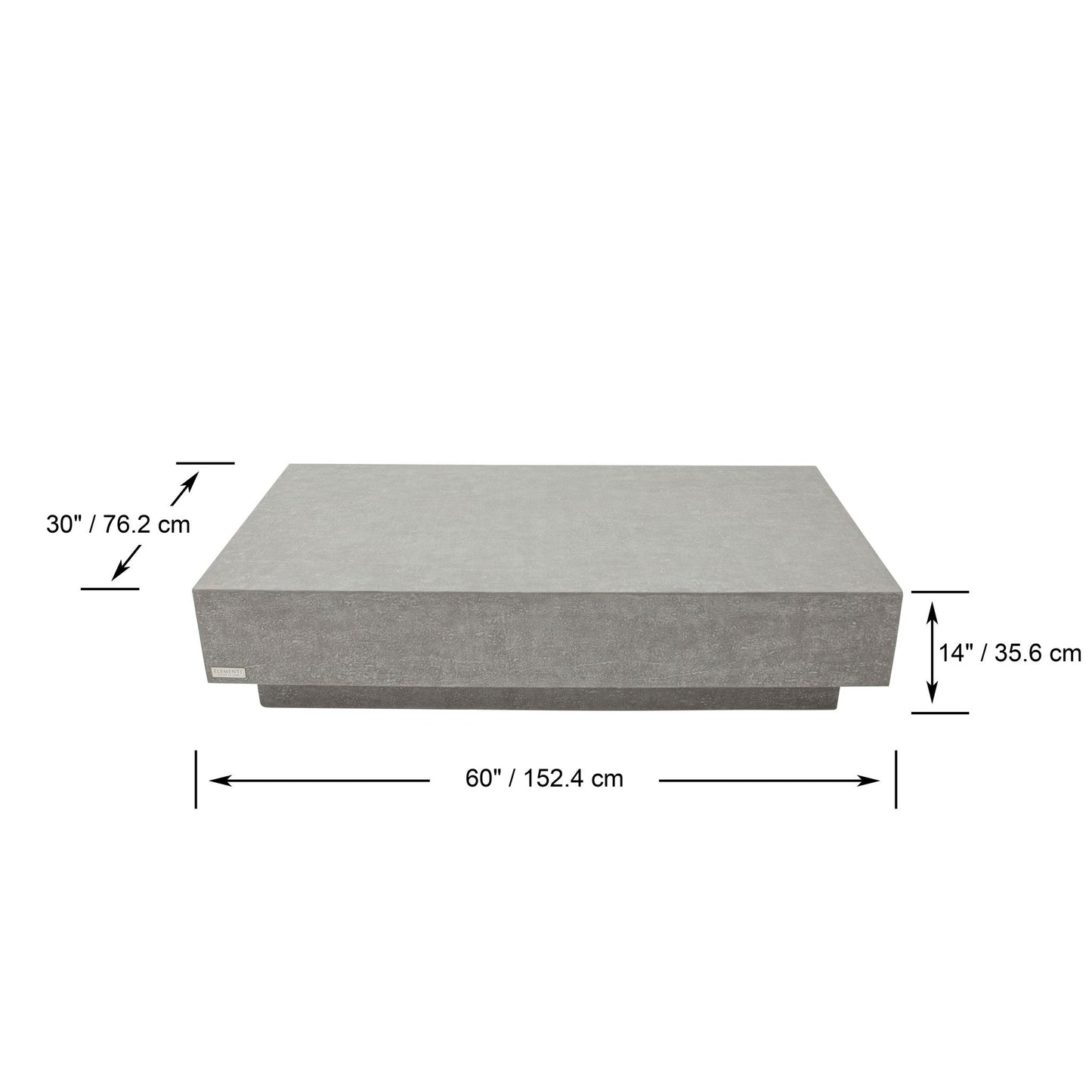 Steintisch Couchtisch Travertin für Innen und Außen Coffee Table Rechteckig - houseofhome24