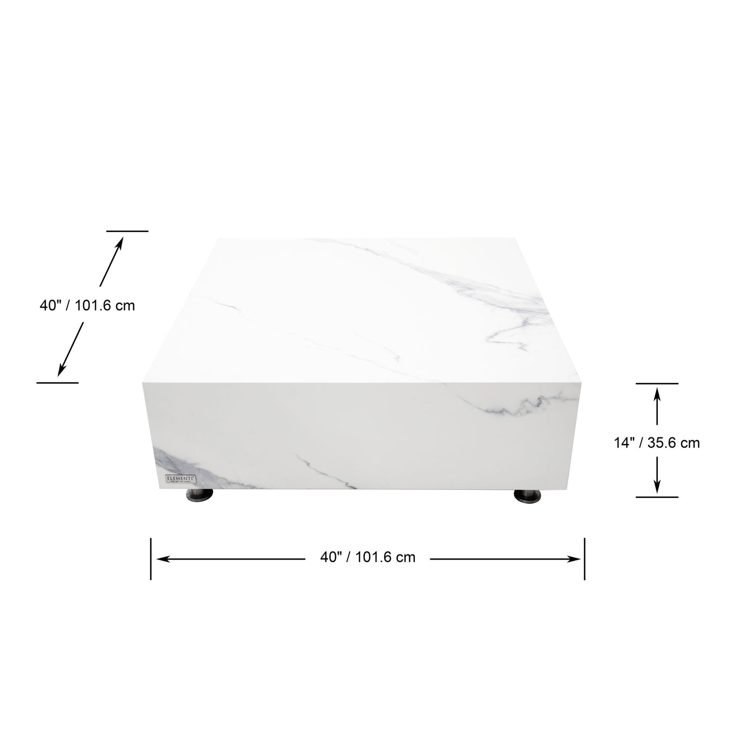 Marmortisch Couchtisch BIANCO / SOFIA Coffee Table BIANCO / SOFIA Mittel - houseofhome24