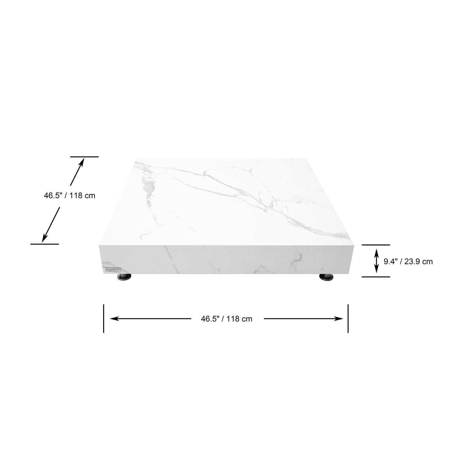 Marmortisch Couchtisch BIANCO / SOFIA Coffee Table BIANCO / SOFIA Groß - houseofhome24