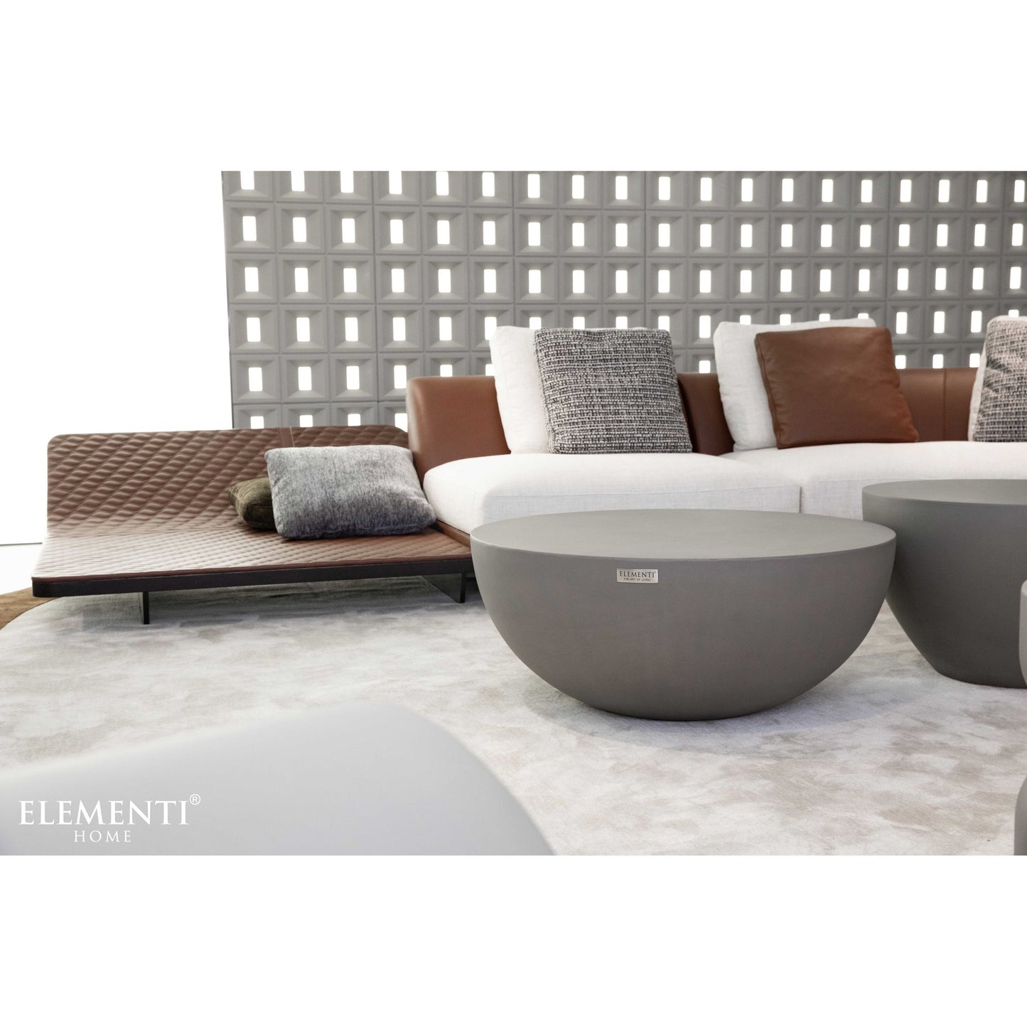 Steintisch Beistelltisch CHRONOS Coffee Table Chronos Klein für Innen und Außen - houseofhome24