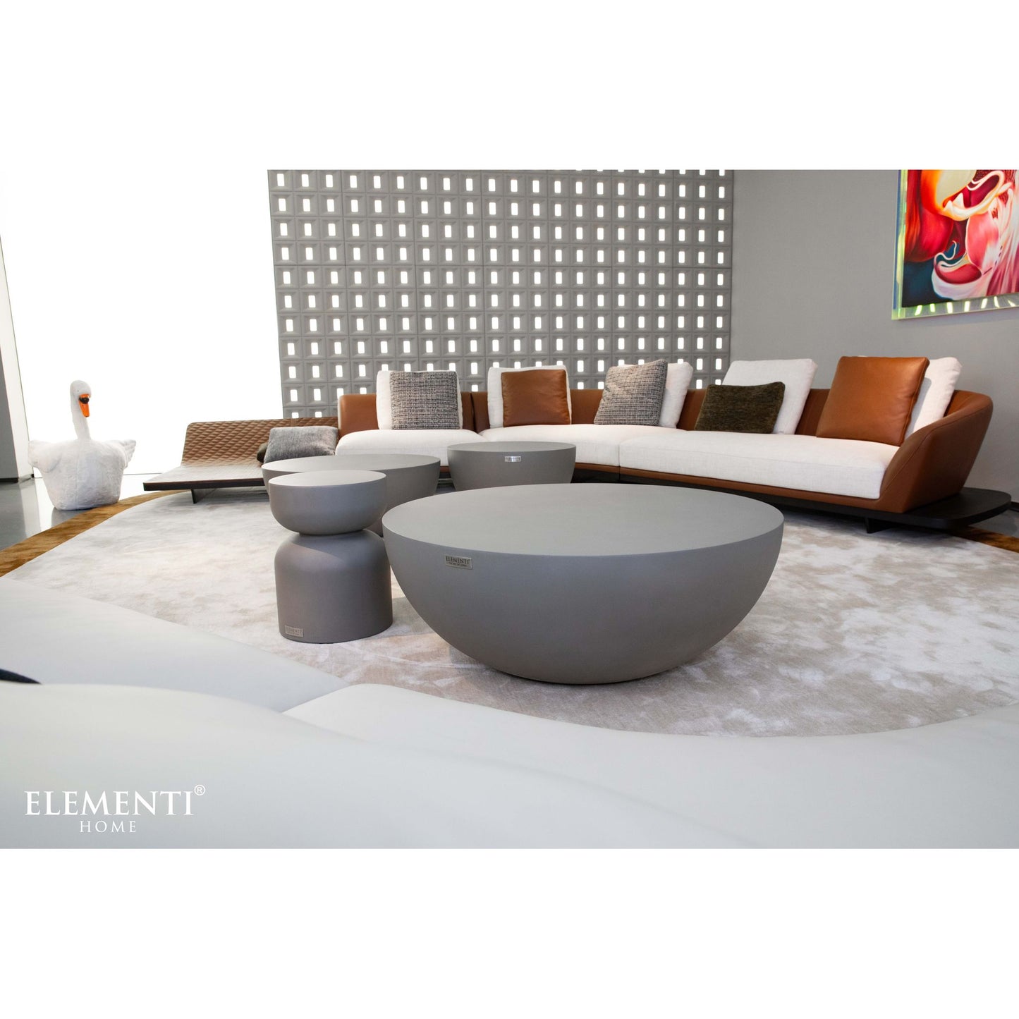Steintisch Couchtisch CHRONOS Couchtisch Chronos Mittel für Innen und Außen - houseofhome24
