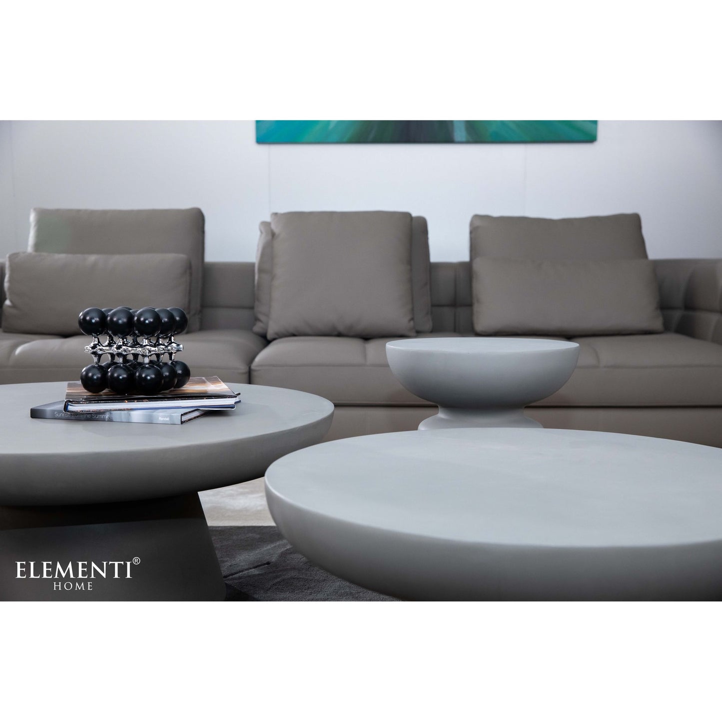 Steintisch Beistelltisch KYLIX für Innen und Außen Coffee Table KYLIX Beistelltisch Klein - houseofhome24