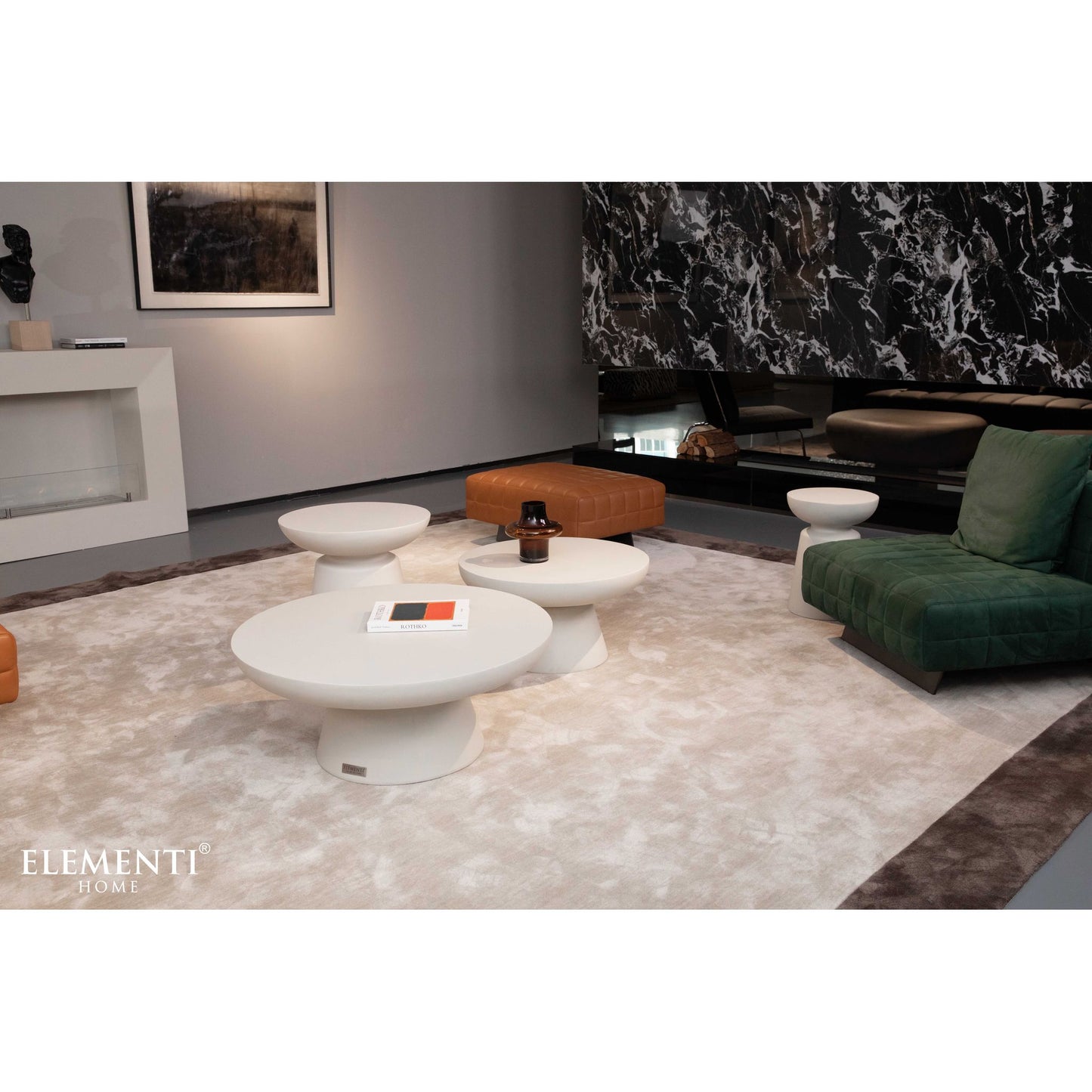 Steintisch Couchtisch KYLIX für Innen und Außen Coffee Table KYLIX Couchtisch Klein - houseofhome24
