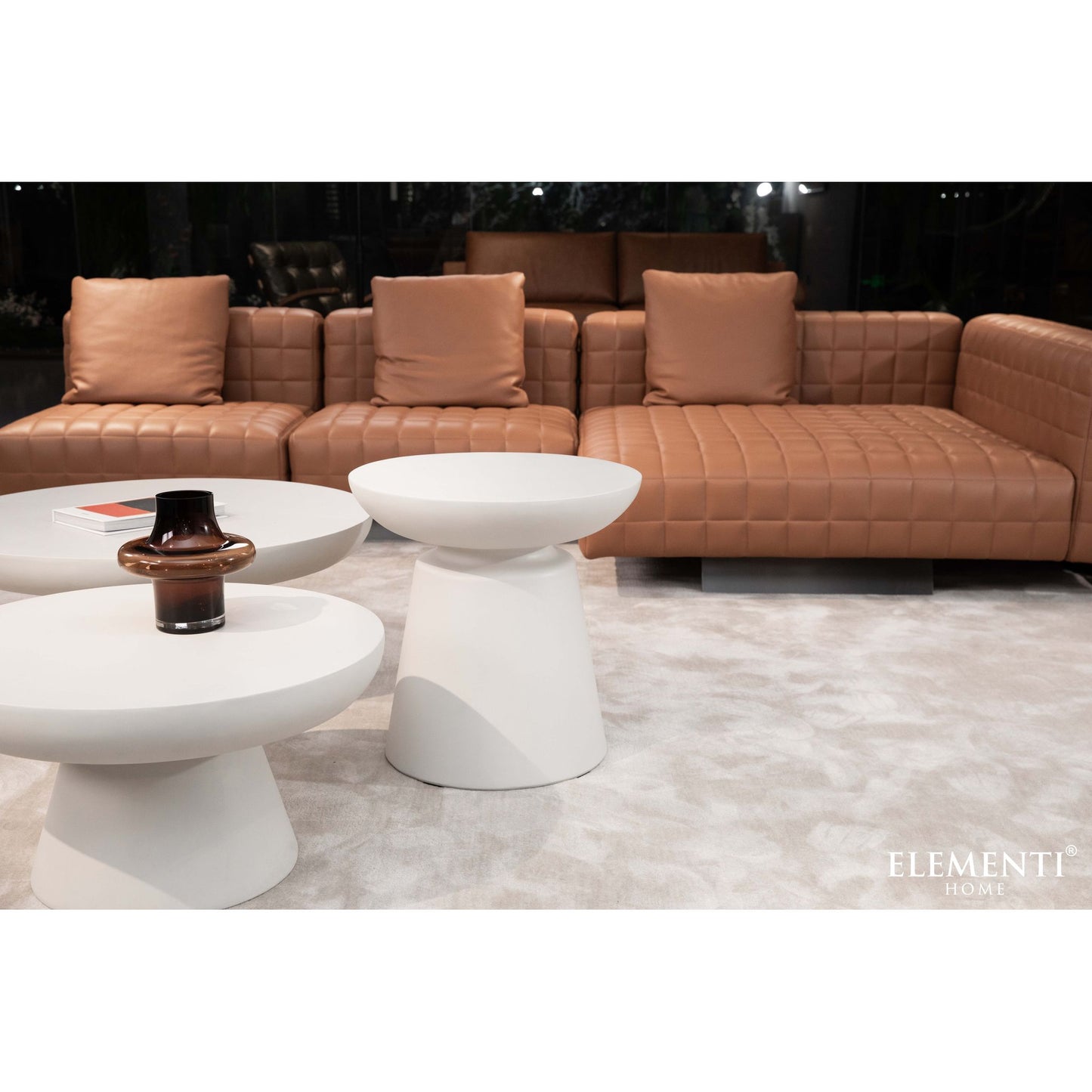 Steintisch Beistelltisch KYLIX für Innen und Außen Coffee Table KYLIX Beistelltisch Klein - houseofhome24