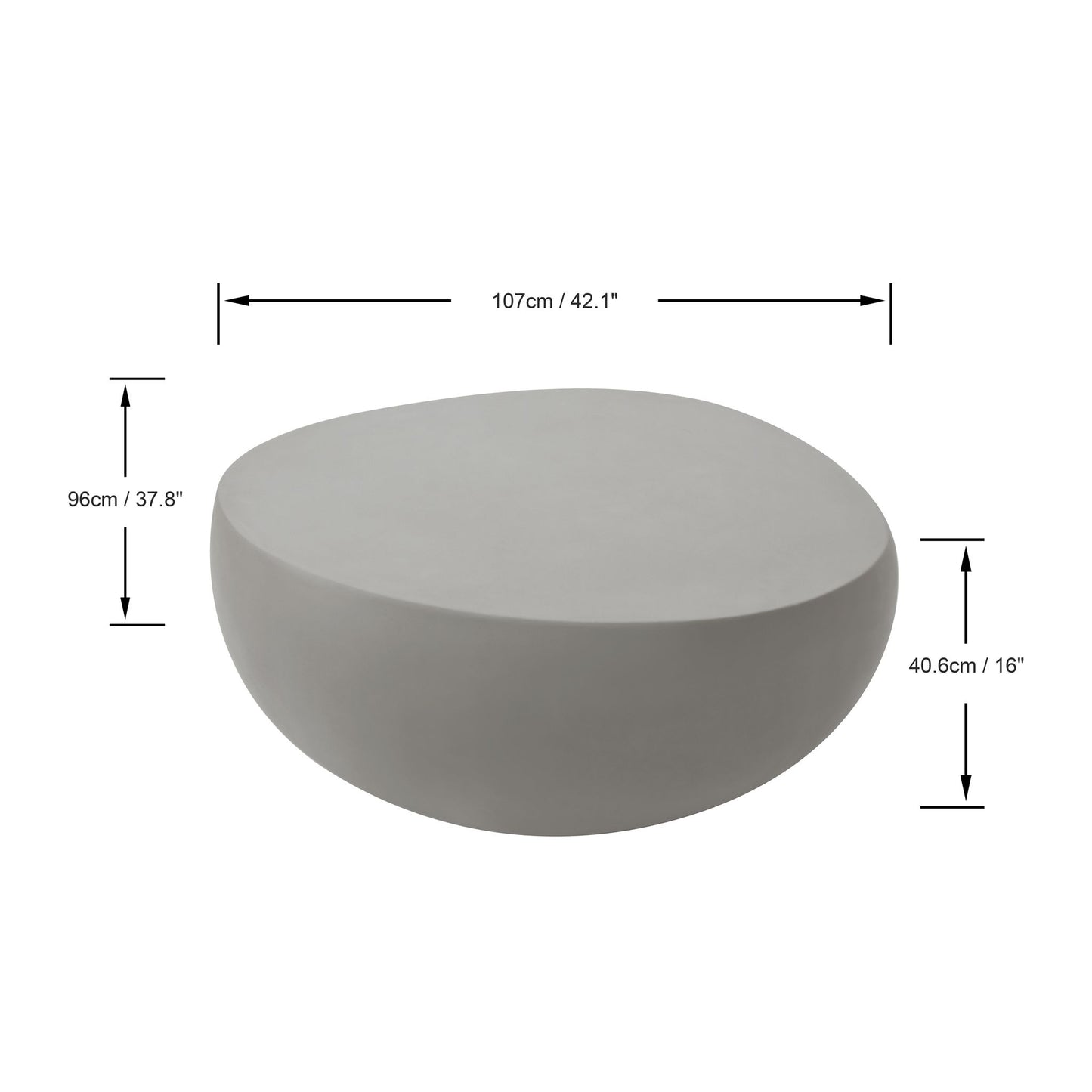 Steintisch Couchtisch IKARIA für Innen und Außen Coffee Table IKARIA - houseofhome24
