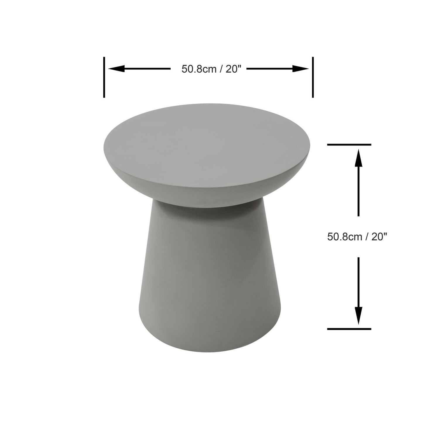Steintisch Beistelltisch KYLIX für Innen und Außen Coffee Table KYLIX - houseofhome24