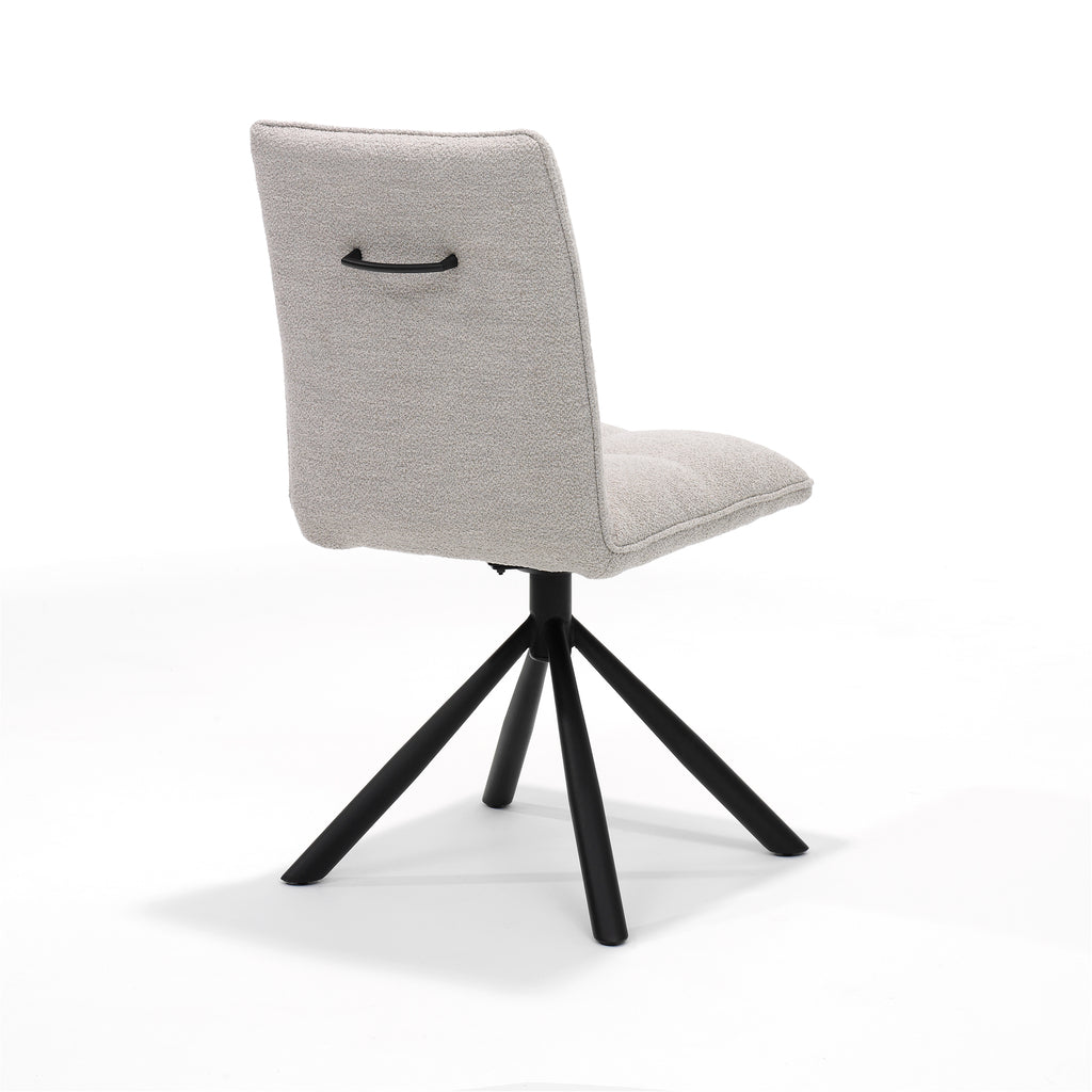 Esszimmerstuhl "Leon" drehbar in Alpine Grau - houseofhome24