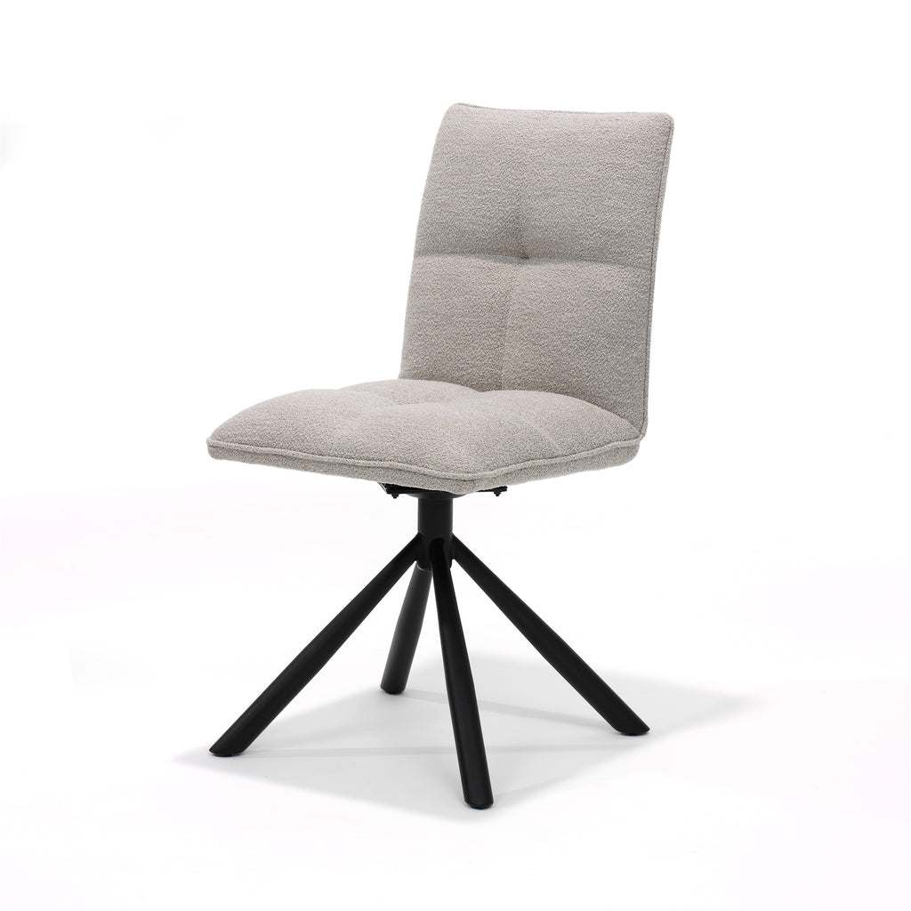 Esszimmerstuhl "Leon" drehbar in Alpine Grau - houseofhome24