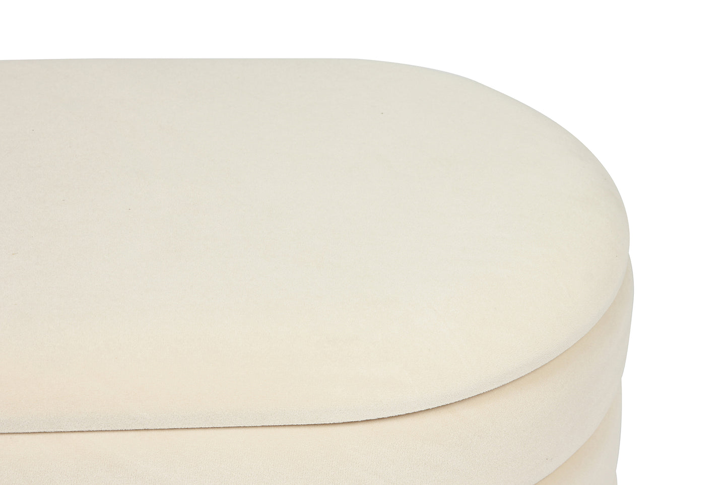 Multifunktionale Luxus Sitzbank „Nina“ mit Stauraum in Beige - houseofhome24