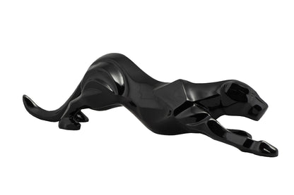 Luxuriöse und einzigartige Kunststein Skulptur: „Schleichender Panther“ - houseofhome24