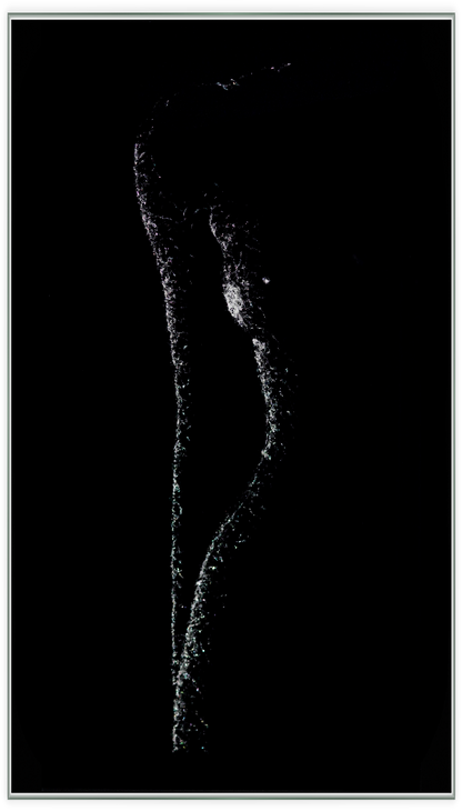 Luxeriöses Wandbild aus Glas „Sensual” | Modernes Glasbruchgemälde mit Rahmen | Wandkunst aus Glas mit Rissen | Glass Crack Wallart - houseofhome24